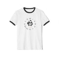Retro Clock Face Ringer Tee — 'Timeless' Graphic T-Shirt