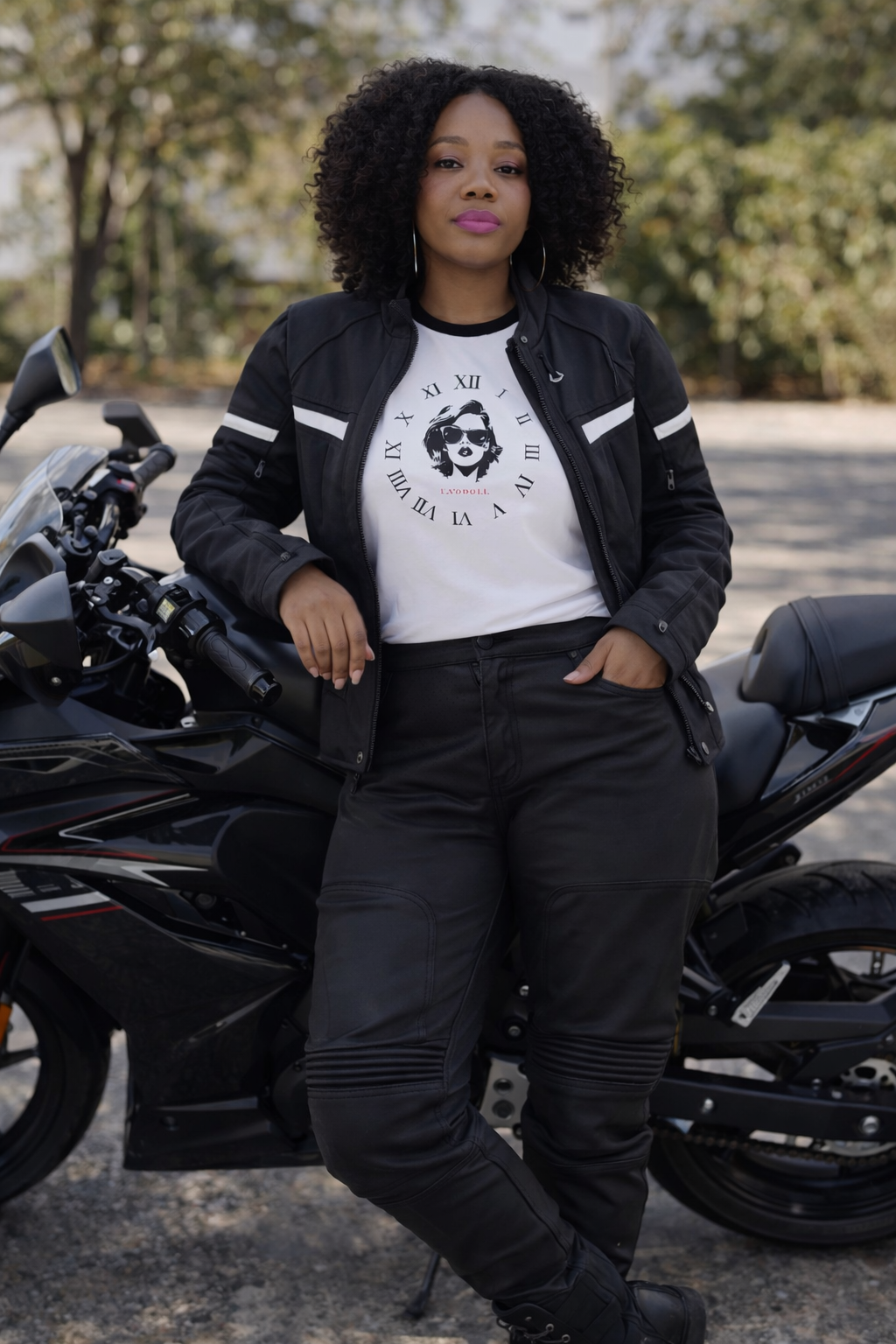 Retro Clock Face Ringer Tee — 'Timeless' Graphic T-Shirt