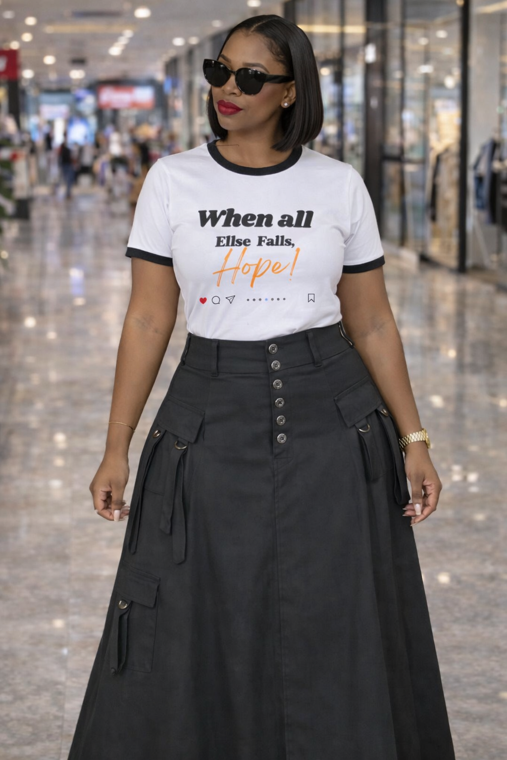 When All Else Fails - Ringer T-Shirt (Inspirational Quote)