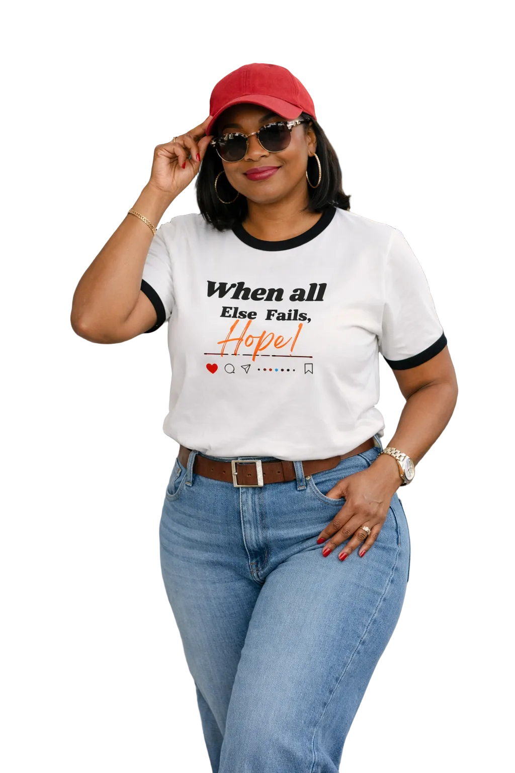 When All Else Fails - Ringer T-Shirt (Inspirational Quote)