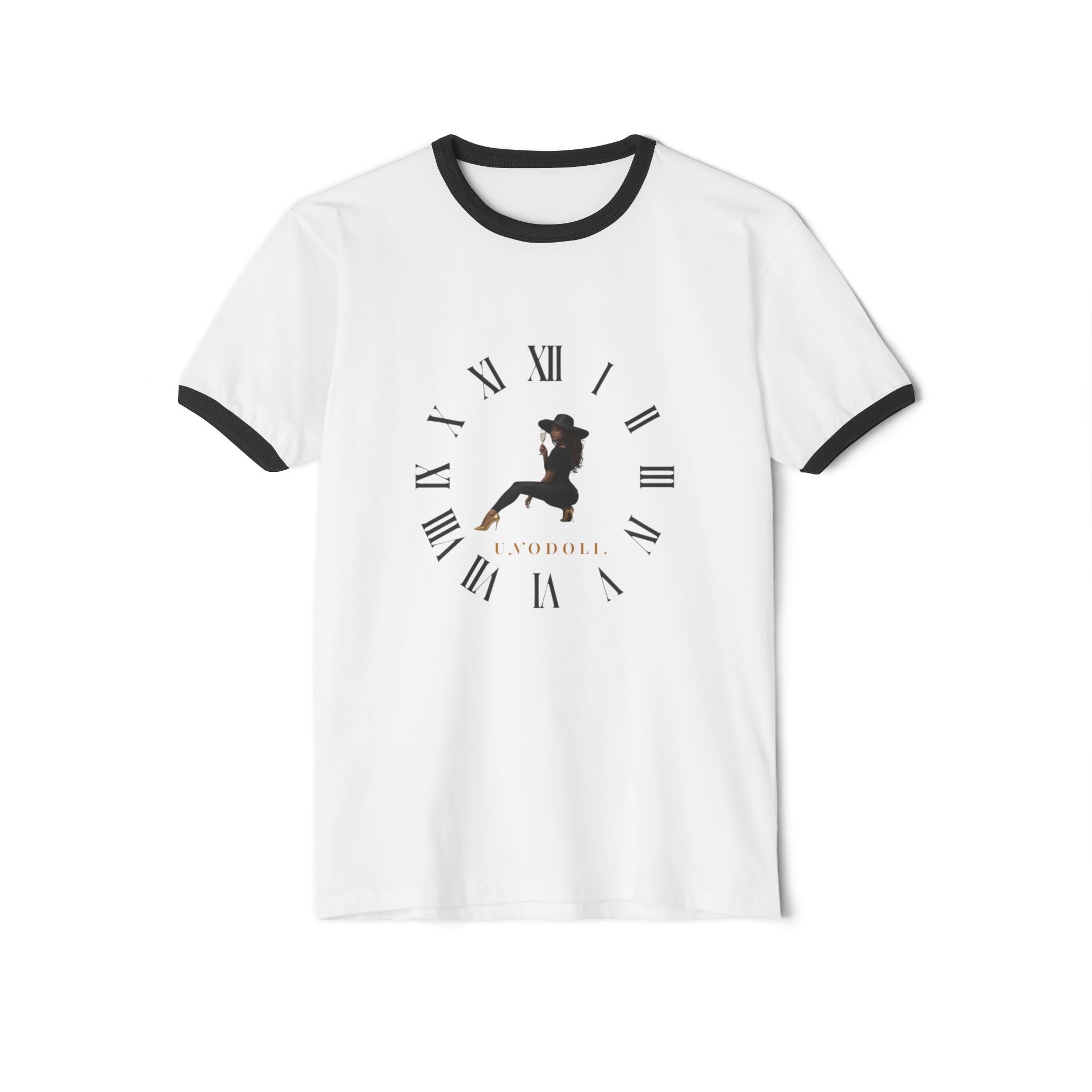 Hourglass Clock T-Shirt | Vintage Roman Numerals