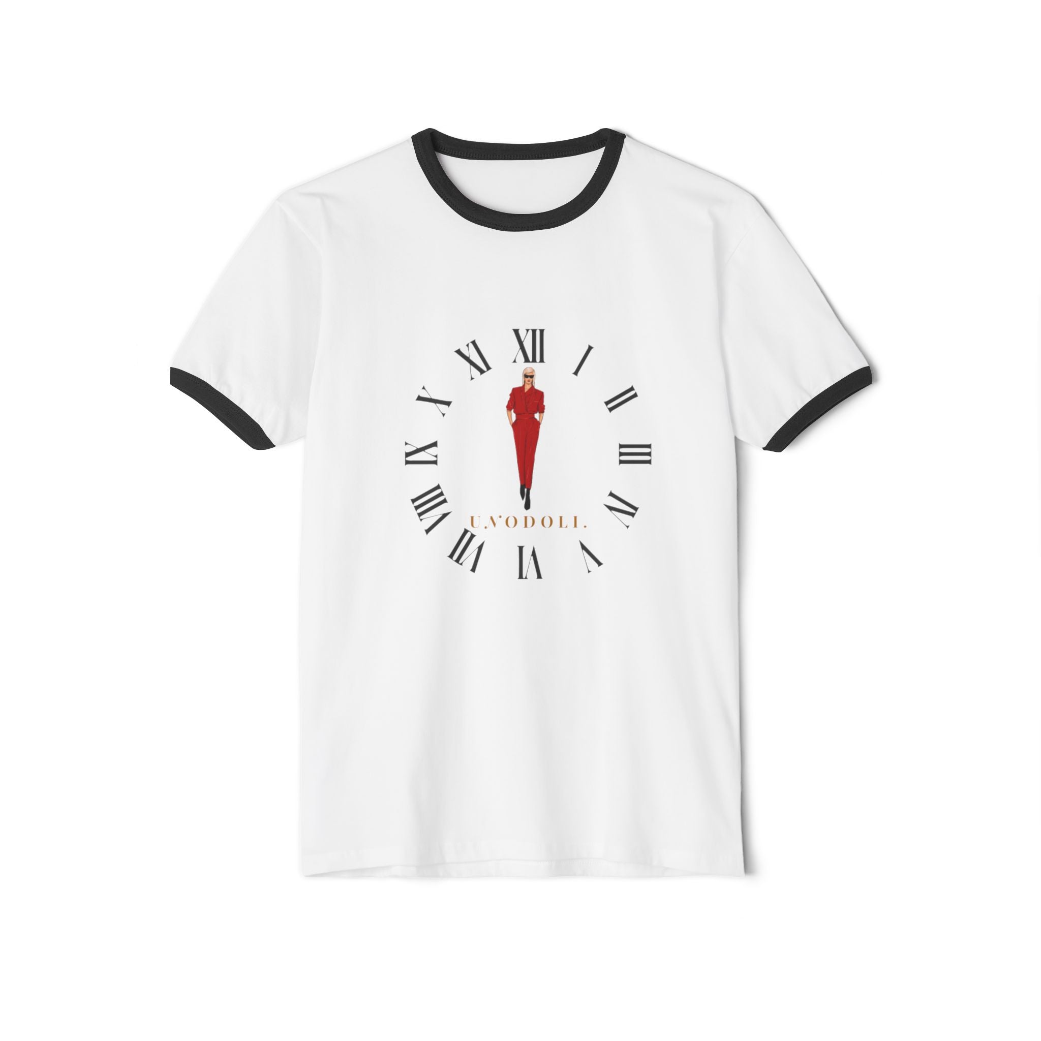 Hourglass Clock T-Shirt | Vintage Roman Numerals