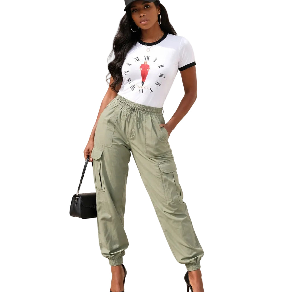 Hourglass Clock T-Shirt | Vintage Roman Numerals
