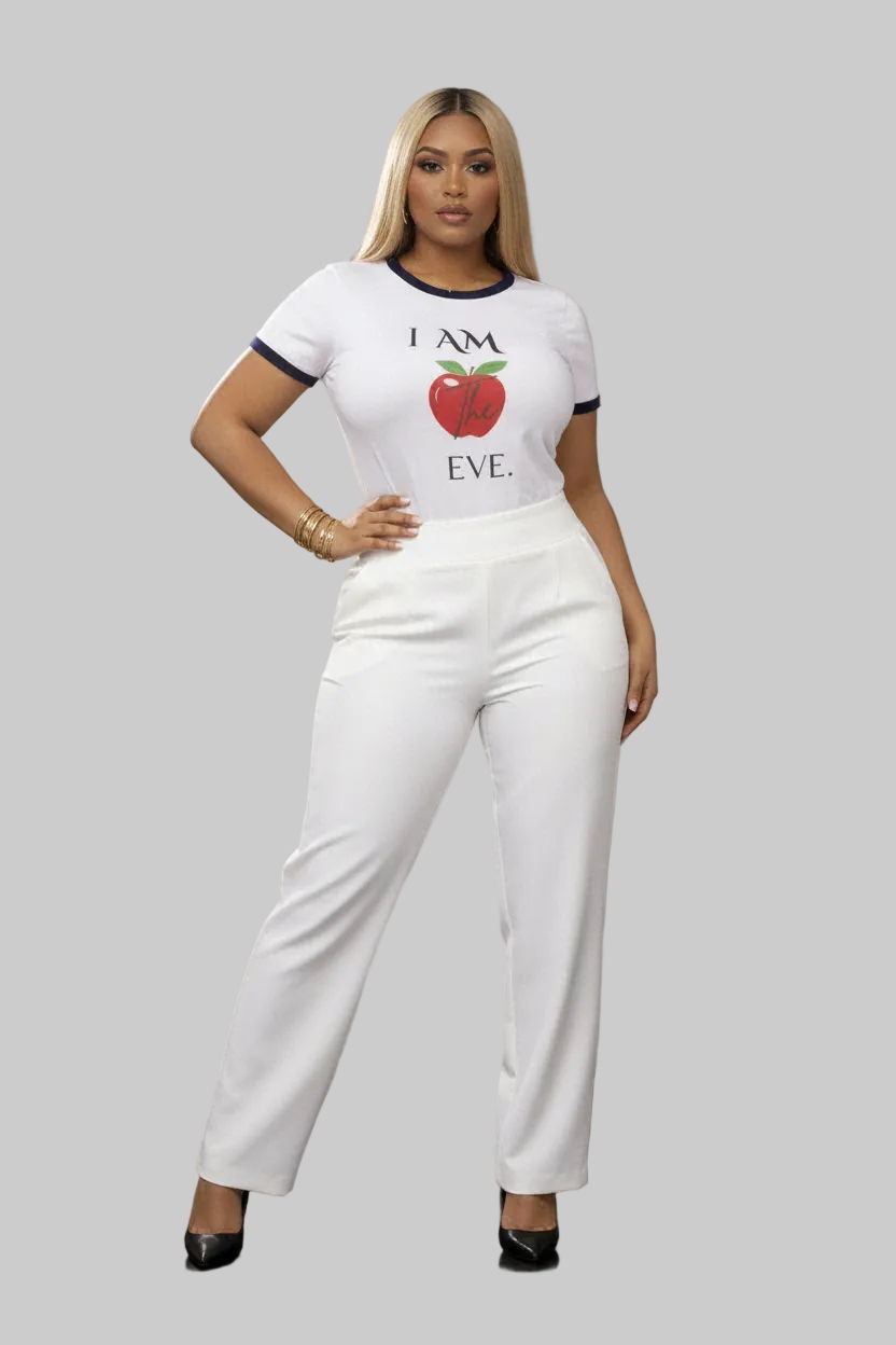 I’m the Eve Ringer Tee — Apple Graphic Women’s Teacher Appreciation Shirt